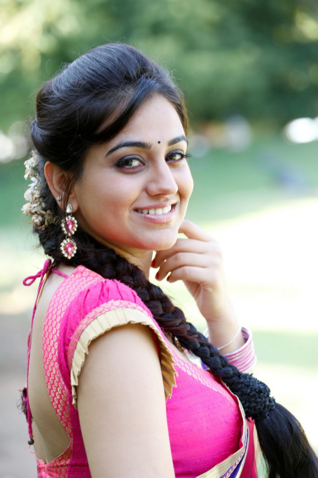 Aksha in Half Saree Photos